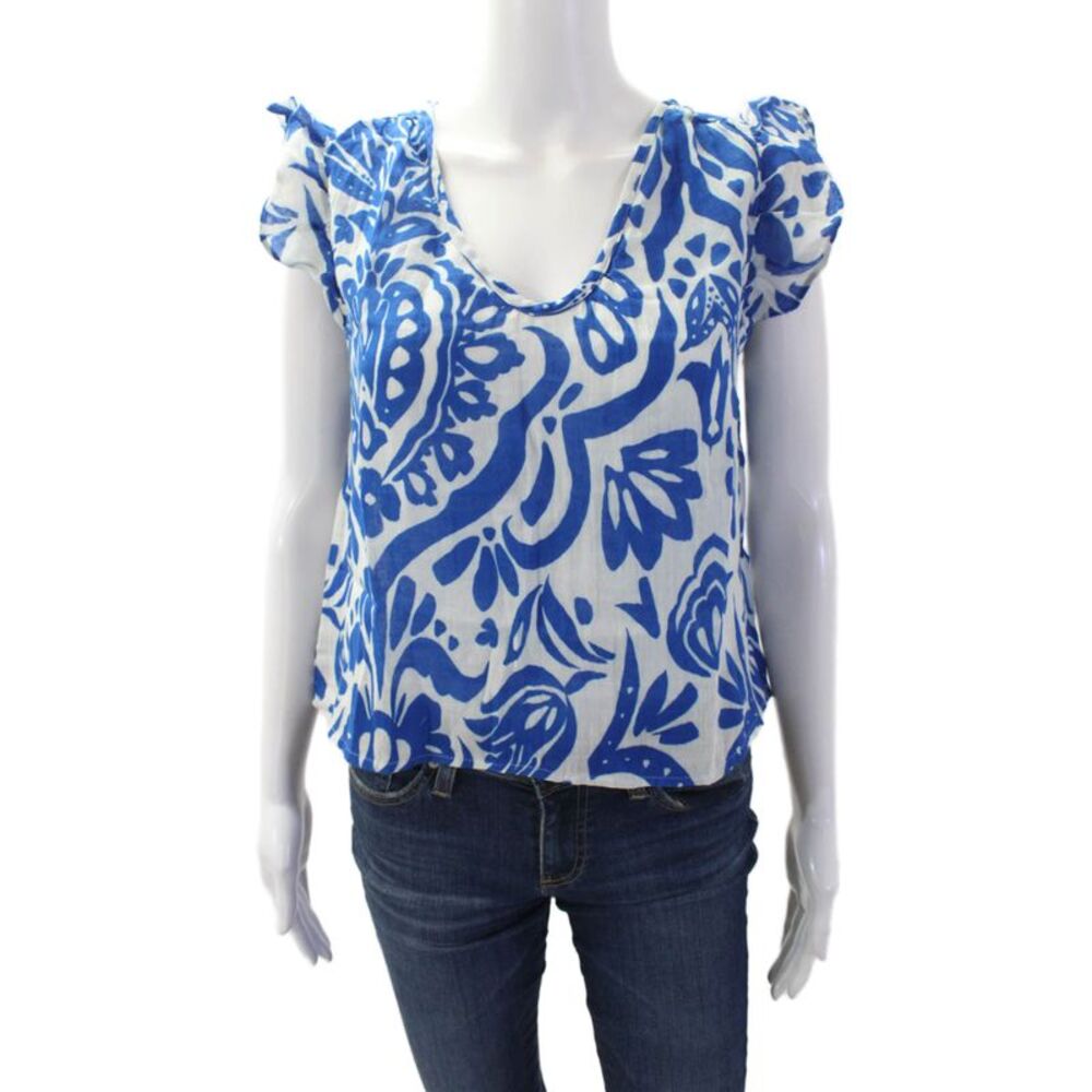 Velvet Womens Aleah Top - Blue Size XS